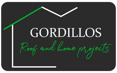 Gordillos Roof and Home Projects Logo H with background